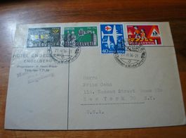 Satzbrief 1956, Sonder-o Engelberg, Hotel Engelberg
