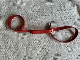 Ceinture PRADA rouge cuir très bon état