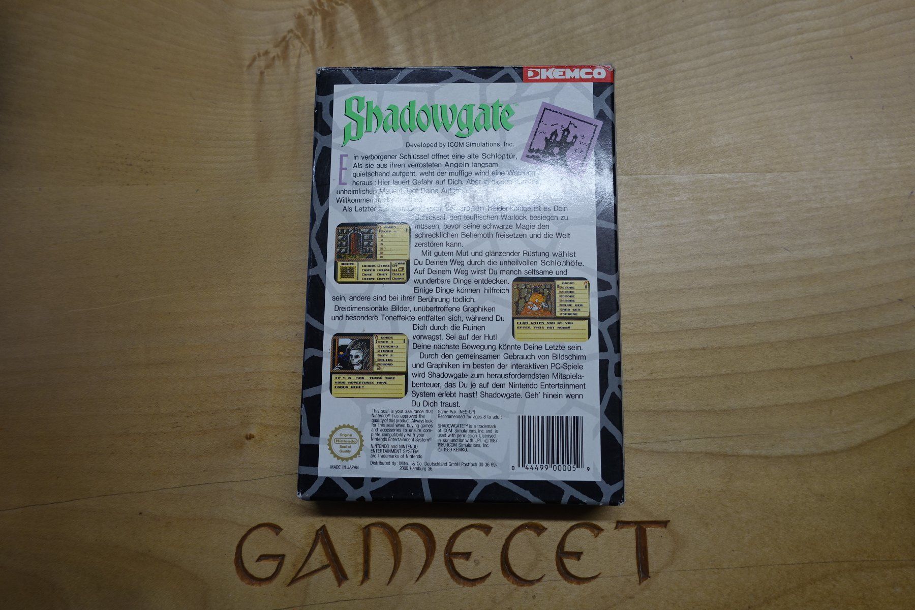 Nintendo Giochi: Shadowgate NES Nintendo PAL B TOP Zustand – Usato da Steinach venduto da Gamecet 5