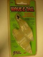 4 Wave-E Tail blanc bleuté  10 cm