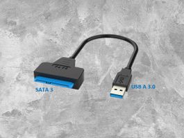 Adapter USB 3.0 auf SATA (22pin) SSD & HDD