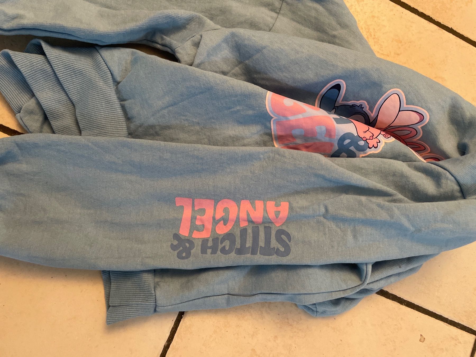 Pullover & Sweatshirts: Disney Stitch & Angel Kapuzenpullover hellblau Gr. 152 – Neu (gemäss Beschreibung) aus Obergerlafingen von cabo4 4