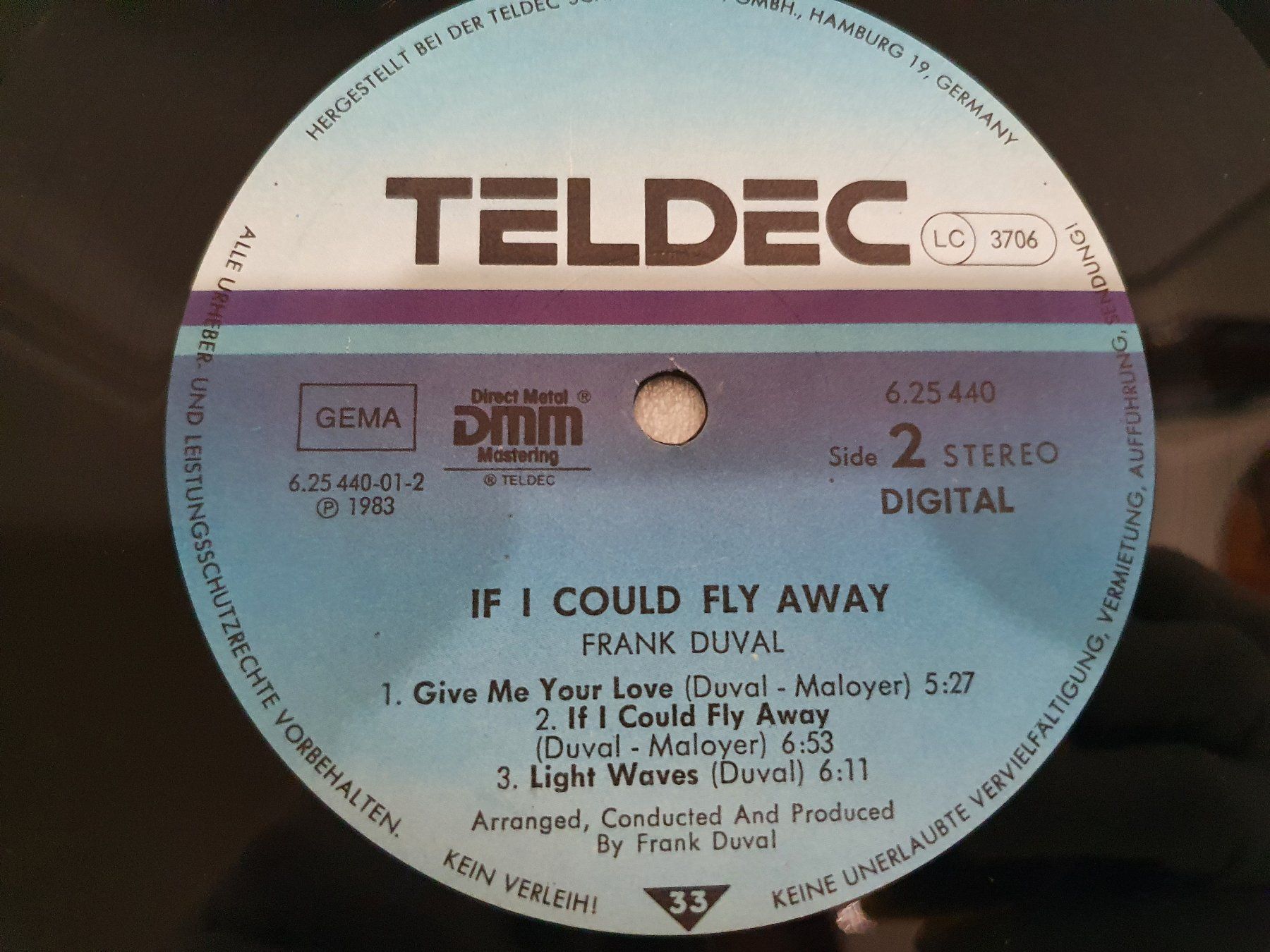 Dischi in vinile: Frank Duval – If I Could Fly Away – Usato da Uster venduto da Vinyl-Leidenschaft 5