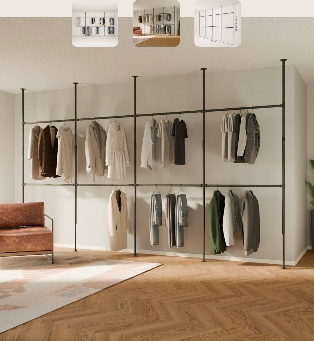 Pamo. Guardaroba: LOFT 4 // Teleskop Kleiderstange – Usato da Reinach BL venduto da meu_68d7