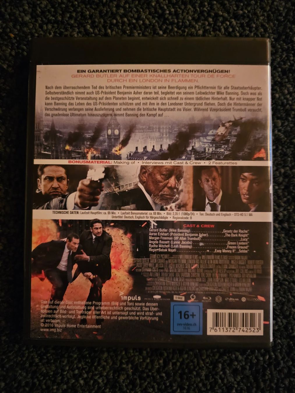 Tutti i DVDs: LONDON HAS FALLEN – Usato da Ruswil venduto da jan_bxl5 1