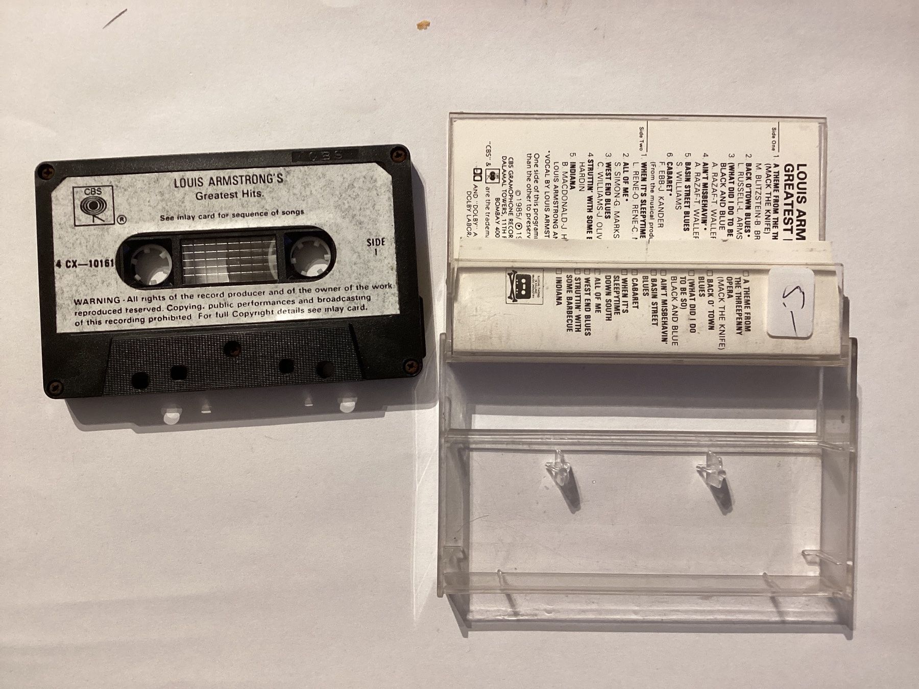 Musicassette: Louis Armstrong MC - Greatest Hits – Usato da Gutenswil venduto da Hamzian 1