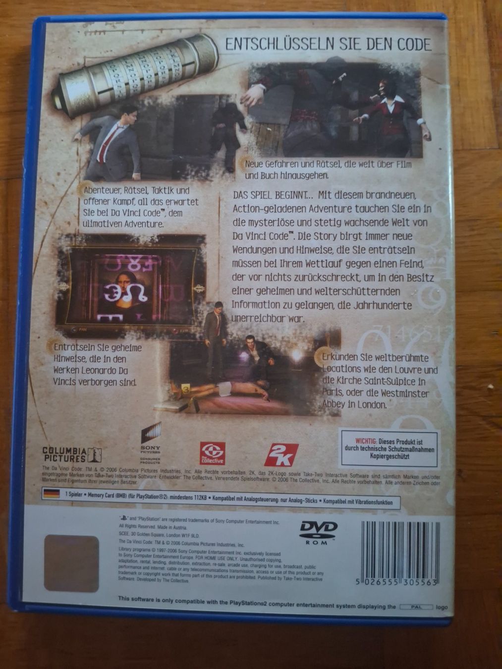 Sony Spiele: Playstation 2 PS2: The Da Vinci Code - Sakrileg Top! – Gebraucht aus Heinrichswil von Hubi69 1