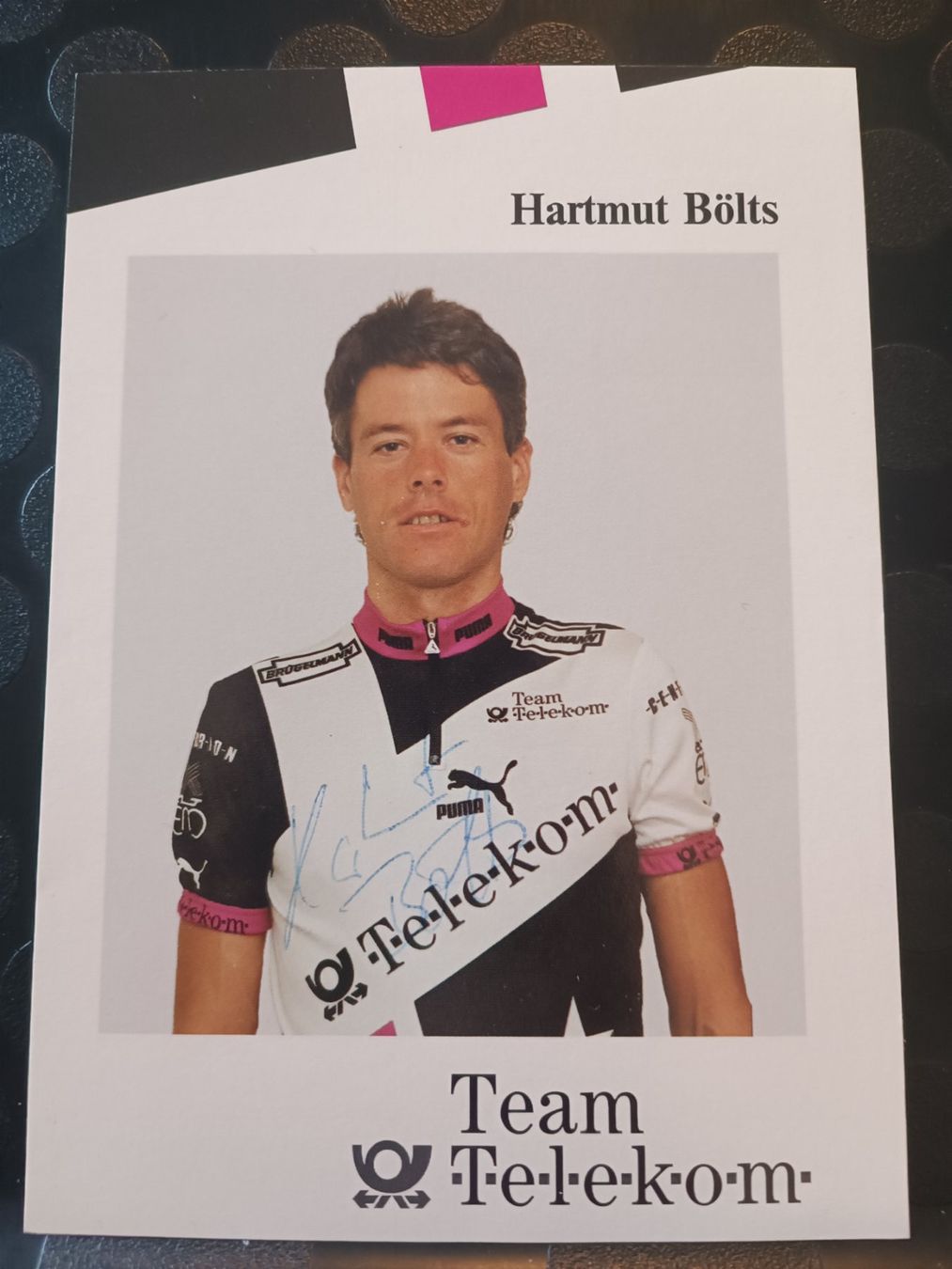 Autogramme: Hartmut Bölts - Radsport - Handsigniert – Gebraucht aus Menziken von Artographs