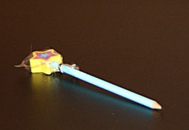 Bleistift mit Radiergummi Stern