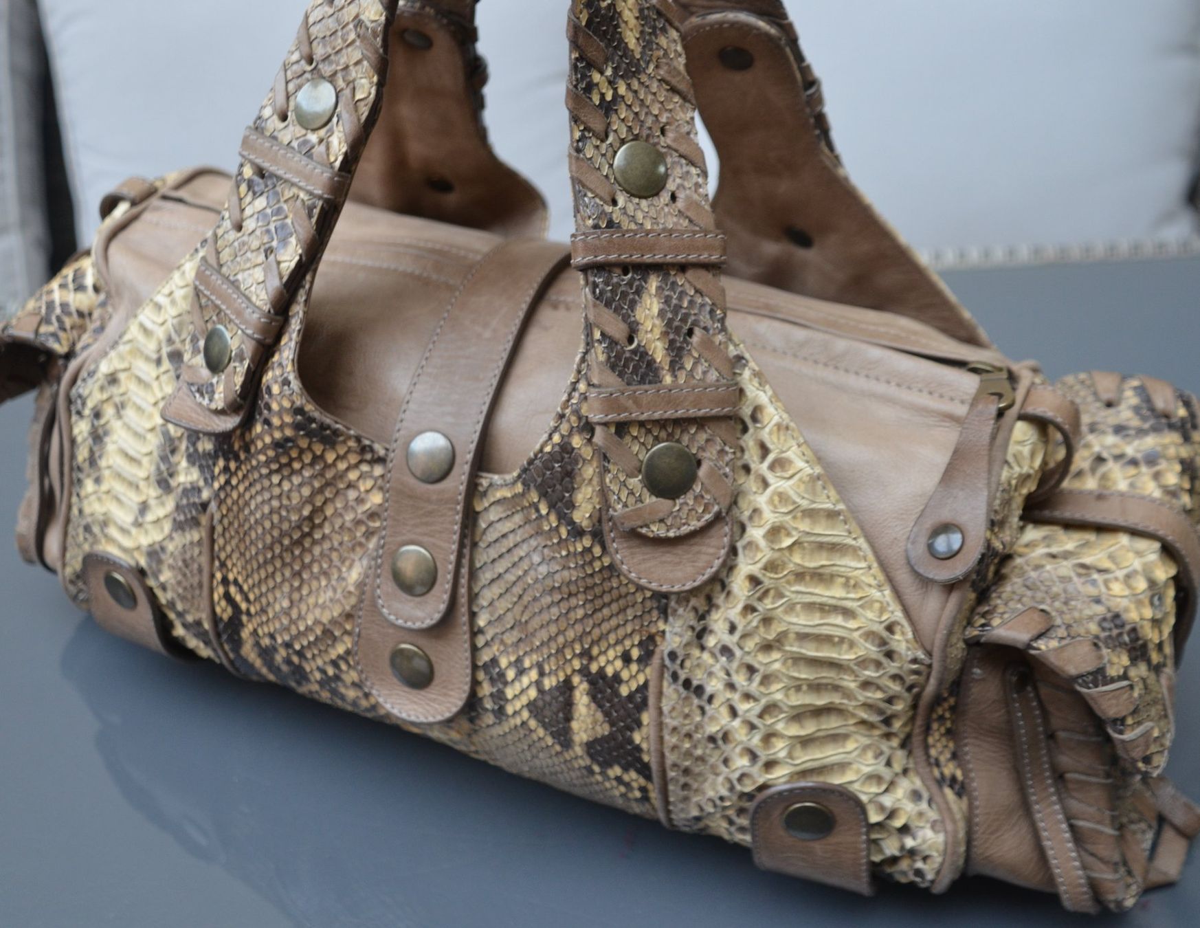 Chloé Borse da donna: Chloé Tasche Pythonleder / sac cuir de python – Usato da Collonges venduto da Auganien 1