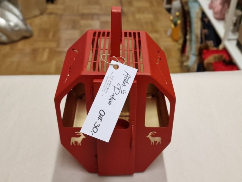 Lanterne: Laterne Gondel rouge (mini) – Nuovo e nell'imballaggio originale da Schaffhausen venduto da AtelierPudesco 3