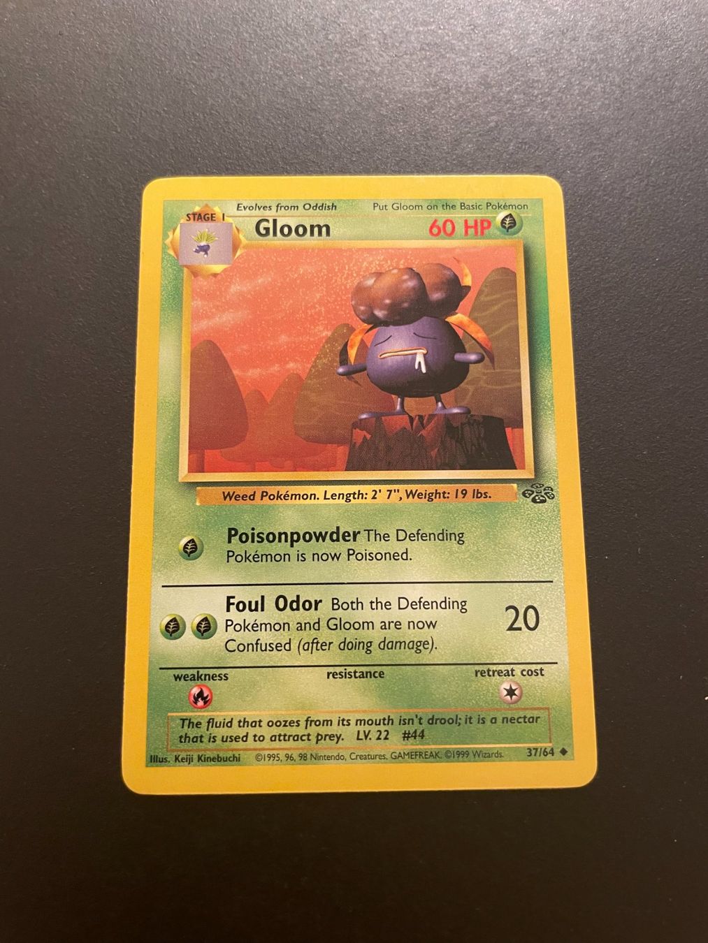 Pokémon Carte collezionabili: Gloom 37/64 JU Jungle – Usato da Zürich venduto da pokemon_cards