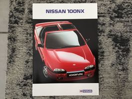 Nissan 100 NX Verkaufsprospekt Febr. 91