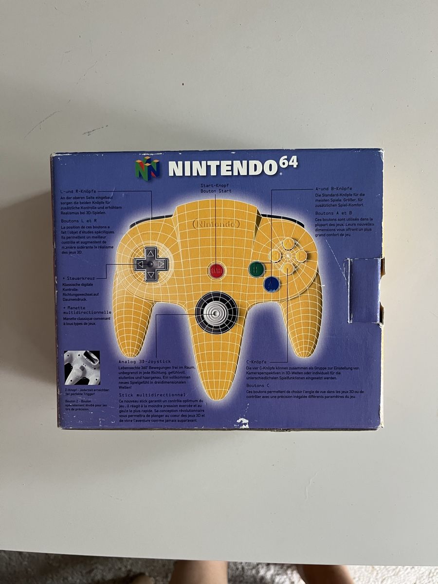 Manettes: N64 Controller in gelb und in OVP – D'occasion à Baden par tob_t8gw 4