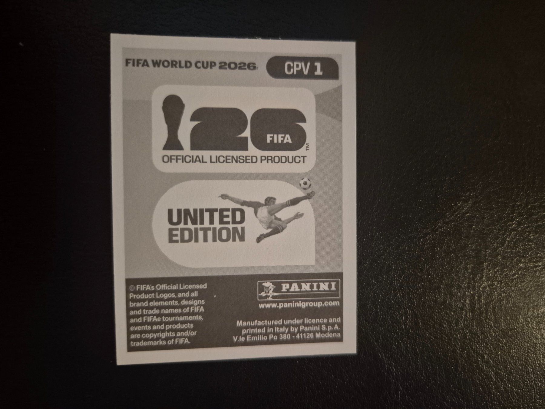Panini Sammelbilder & Trading cards: Panini WM 26 CPV 1 – Neu (gemäss Beschreibung) aus Rorschacherberg von AJ3108 1