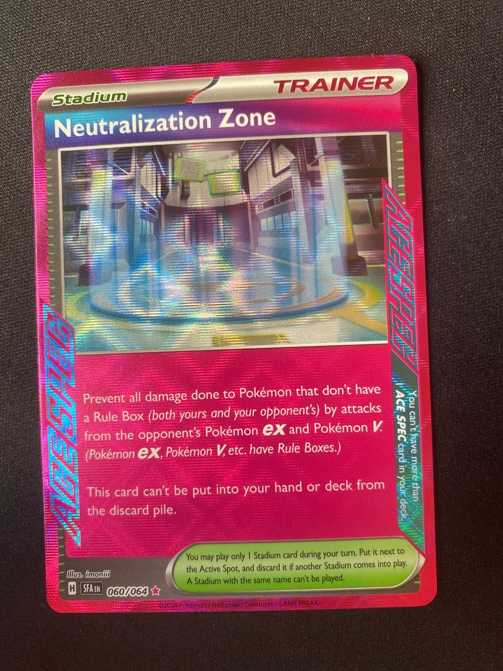 Pokémon Carte collezionabili: Neutralization Zone 60 - ACE Rare - Shrouded Fable - EN – Nuovo (secondo la descrizione) da Hausen AG venduto da Shrade