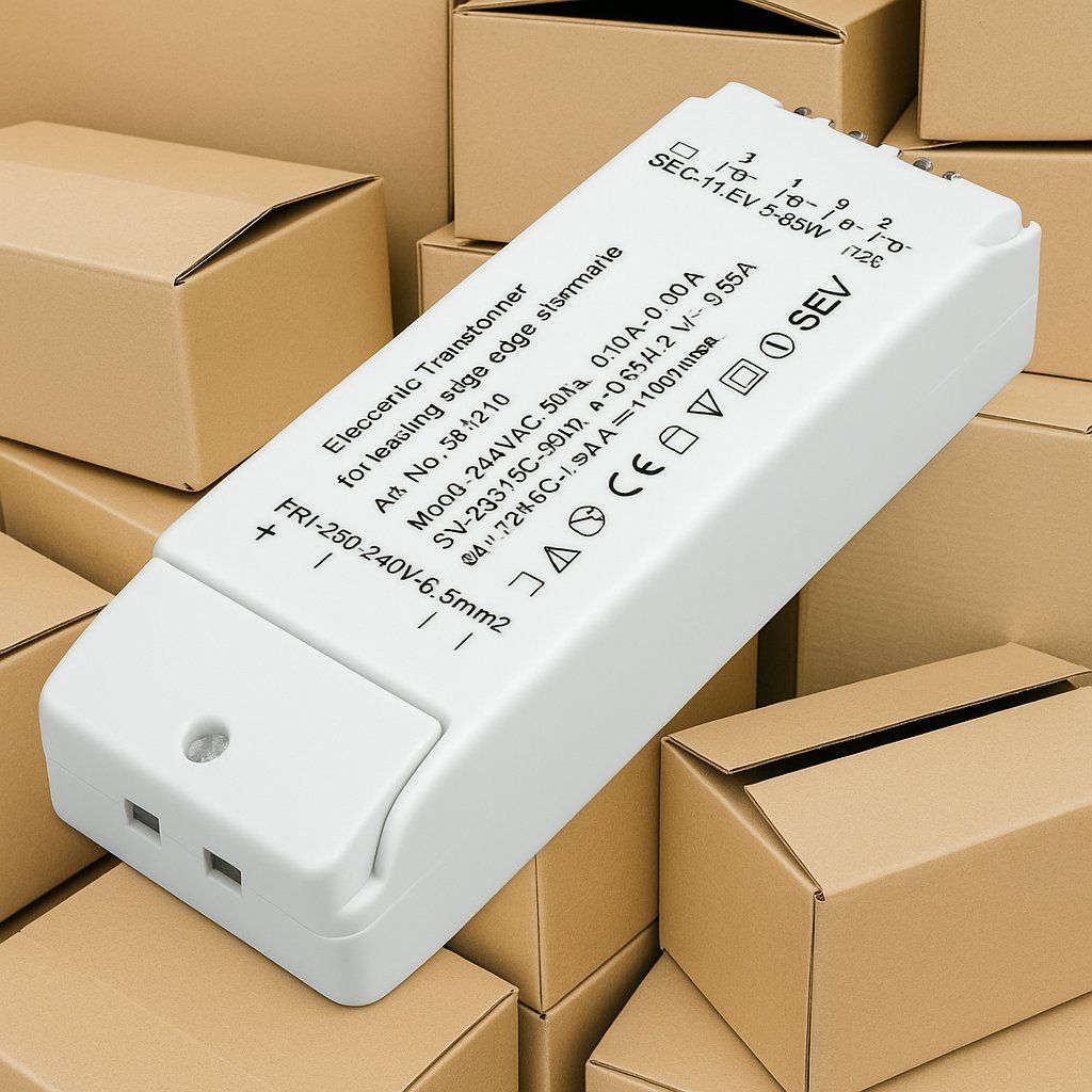 Elektronikbauteile: 💡Halogen🧠Transformator Transmedia TRAFO 230/12V 105W lampe – Neu und originalverpackt aus Winterthur von Justa598