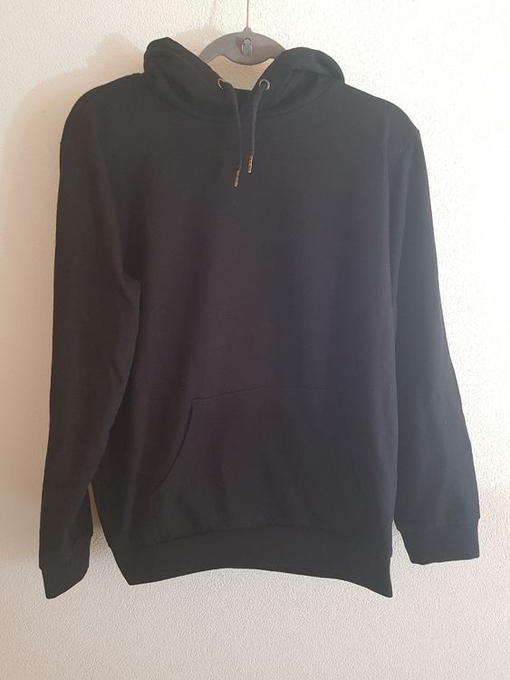 GEMO - Pull à capuche noir -  M 1