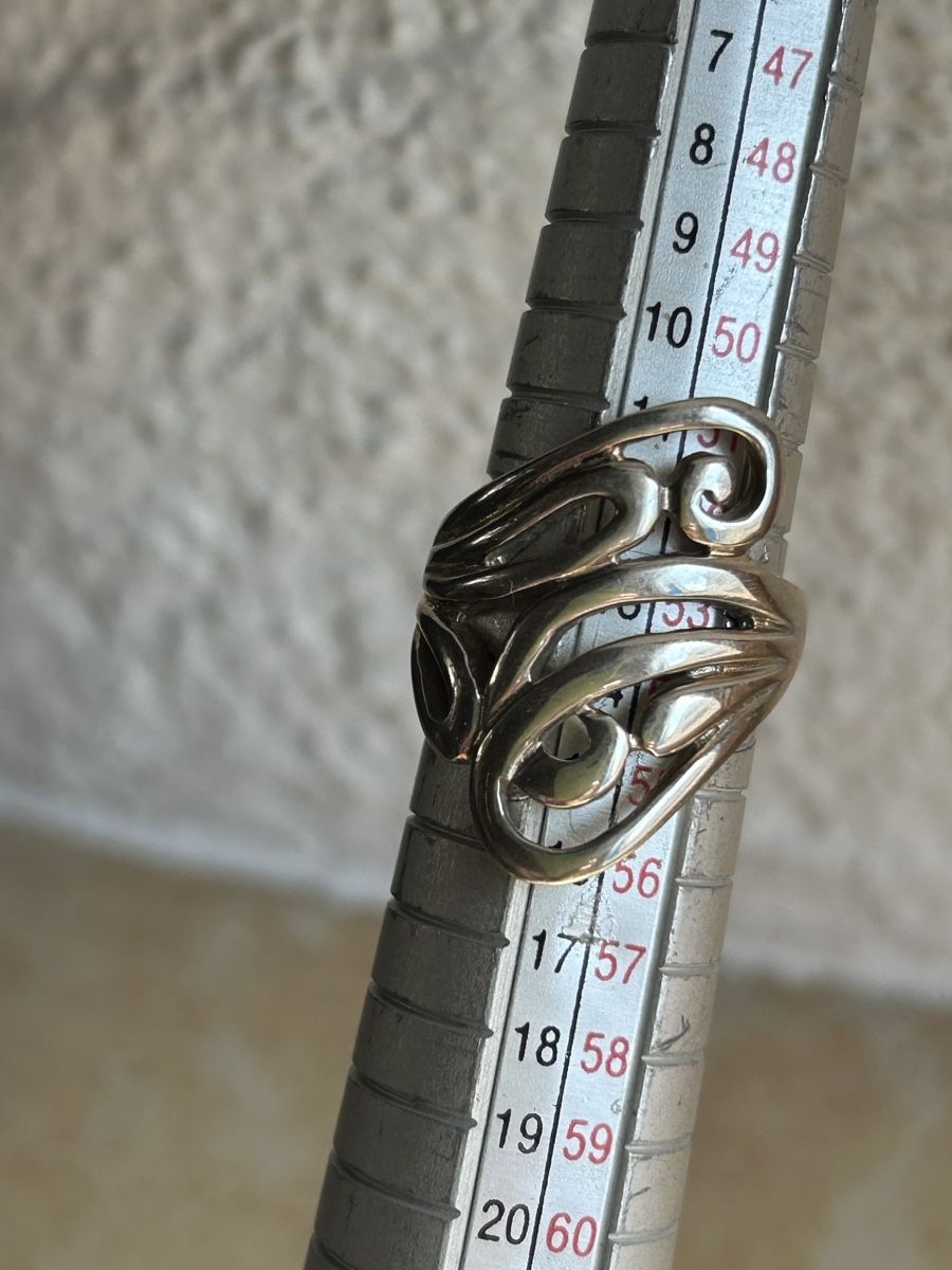 Anelli: Silberring LEAVE 925, Grösse 53 – Usato da Laufen venduto da belleskulptur 5