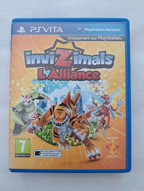 Jeu PS Vita INVIZIMALS : L’alliance – Bon état, Disque Et Boîtier Complets
