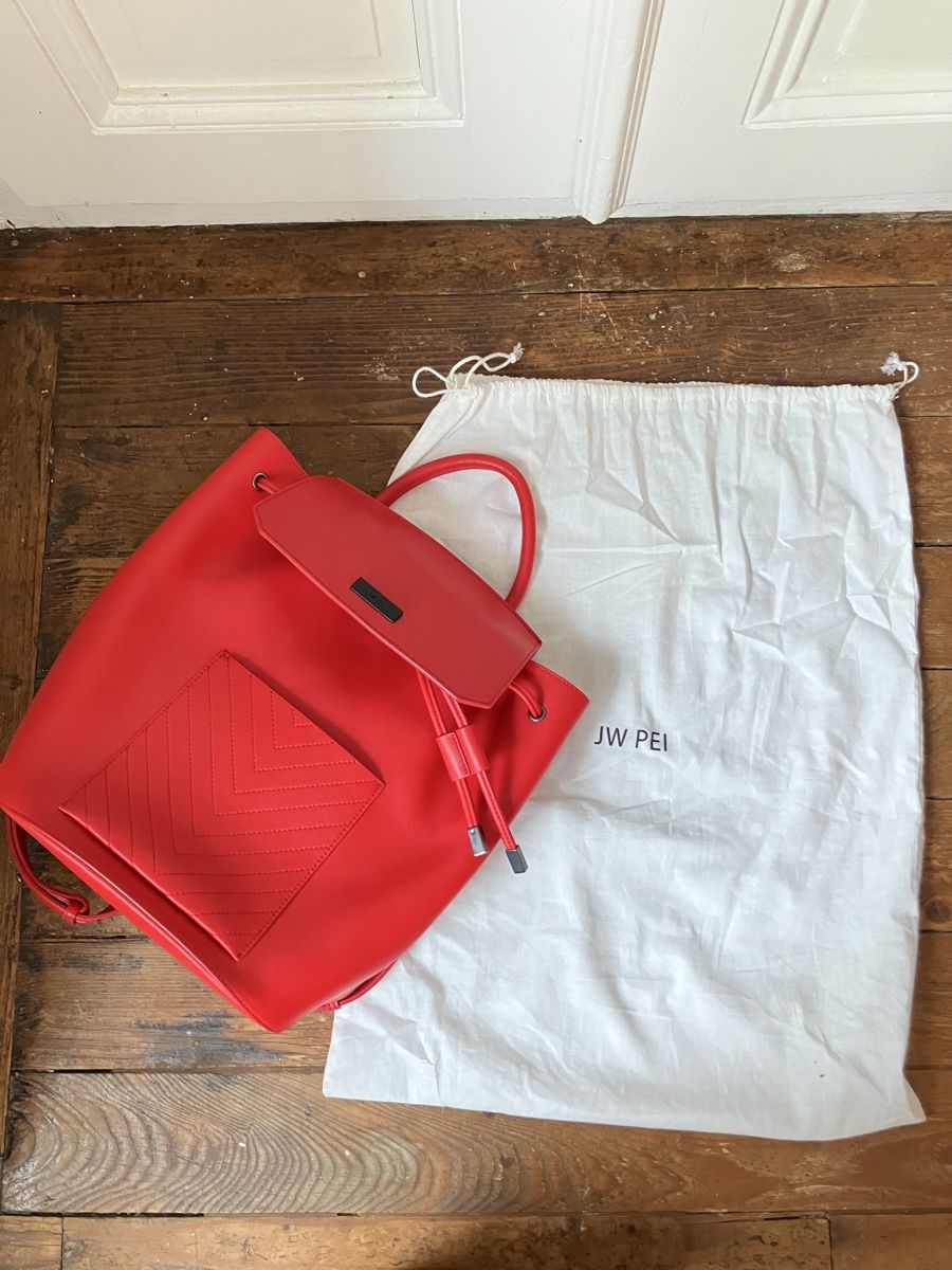 Zaini: Sac à dos rouge - JW PEI - comme neuf – Nuovo (secondo la descrizione) da Genève venduto da sunflower.vintage 6