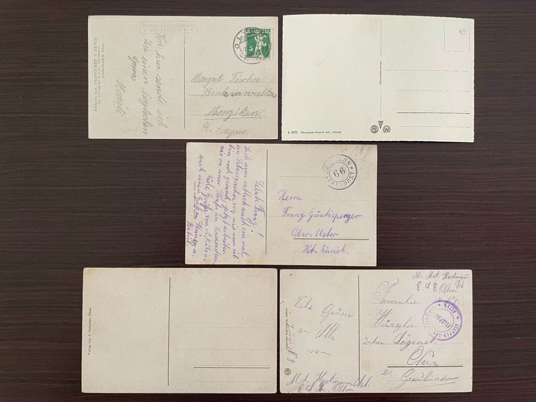 Cartoline postali: OLTEN Ortsansicht / Ortspartie, 18 Ansichtskarten – Usato da Wald ZH venduto da TLILEF 6