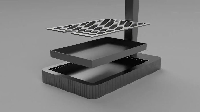 Cucine complete: Küchen Ständer mit Schwammhalter – Nuovo (secondo la descrizione) da Niederhasli venduto da nic_65cm 1
