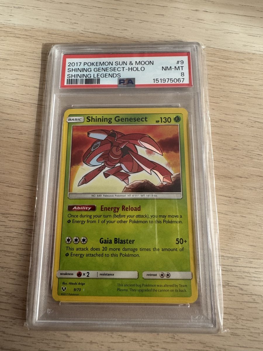 Pokémon Carte collezionabili: Pokemon SHINING GENESECT HOLO PSA 8 – Usato da Ostermundigen venduto da Devrim_1994