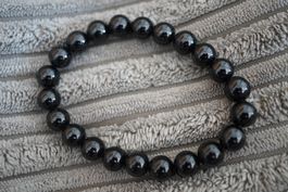 Turmalin Schwarz    Kugel  Armband       –Lot Adlun-