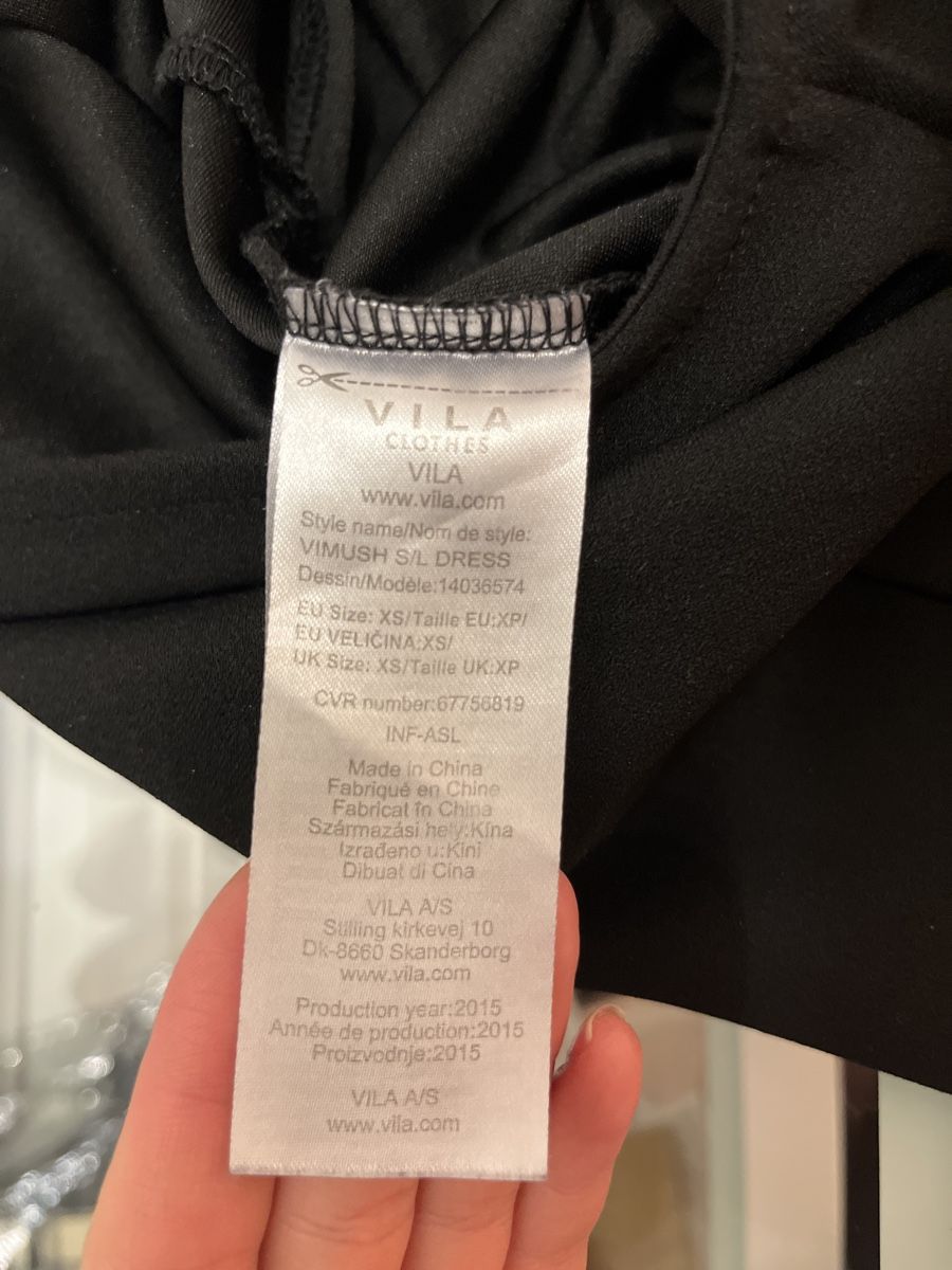 Vila Vestiti: Schwarzes Abendkleid Grösse XS – Usato da St. Gallen venduto da Lxra145 4