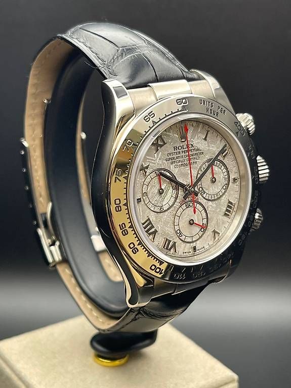 Rolex Orologi: Rolex Daytona Ref. 116519 Meteorite White Gold Full Set 2006 – Usato da Lugano venduto da luganotopwatches 2