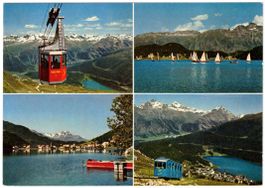 St. Moritz - 4 Bild AK