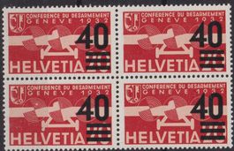 F 25, Viererblock ** Postfrisch