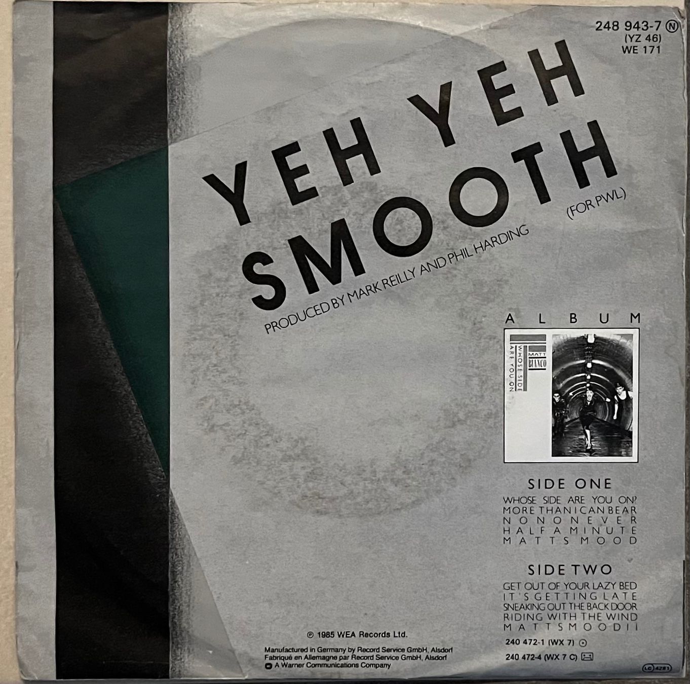 Schallplatten: MATT BIANCO - YEH YEH – Gebraucht aus Bussigny von vinyl-pas-cher 1