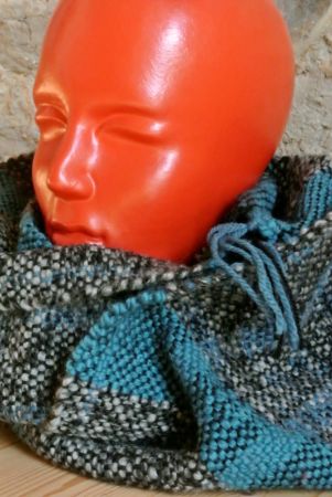 handgewebter Winter Schal *Montana 196 cm *neu