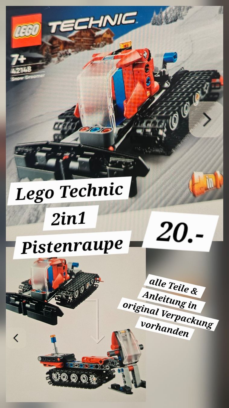 Lego Baukästen: Lego Technic 2in1 Pistenraupe – Gebraucht aus Kradolf von MaryD7