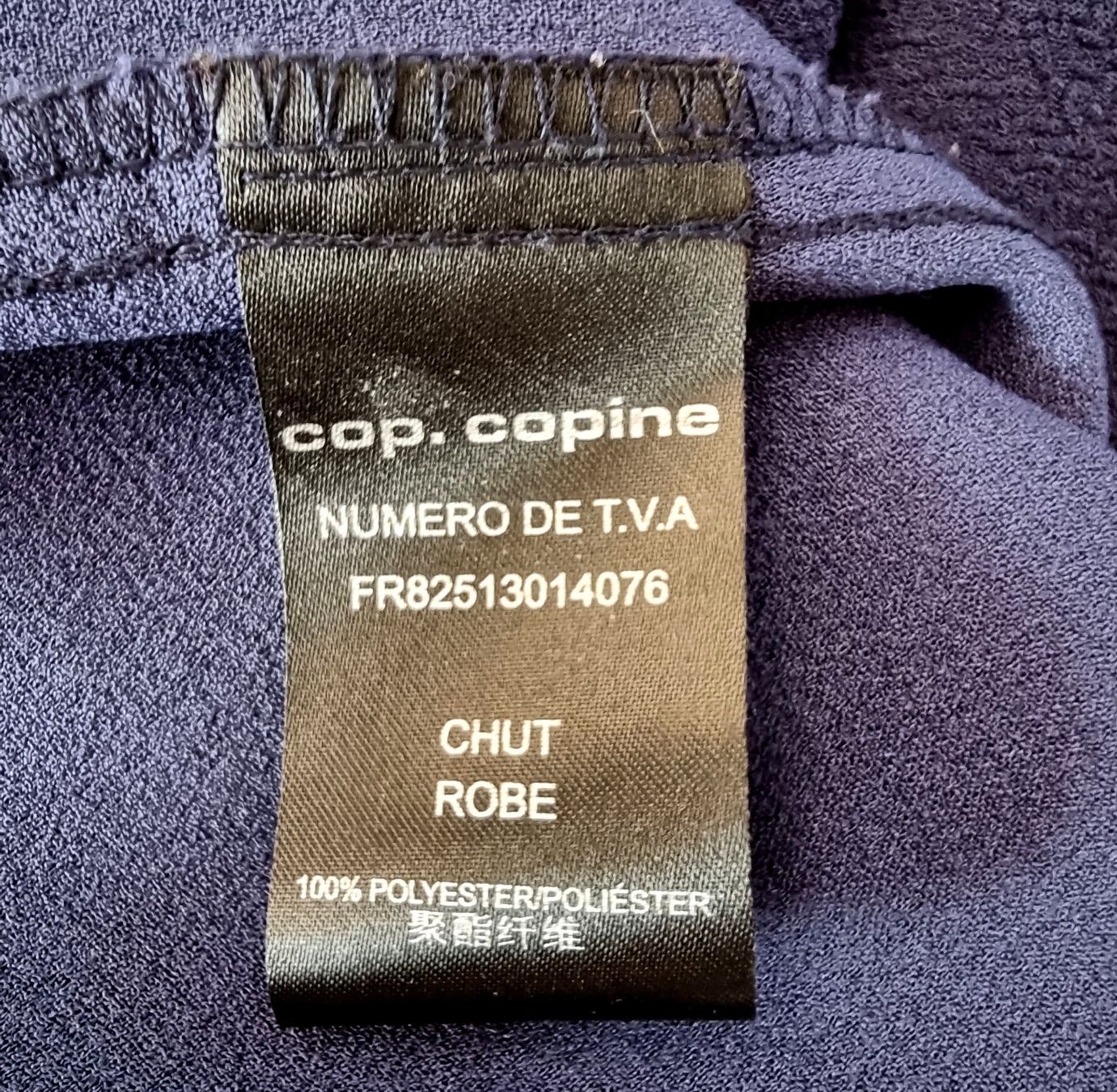 Vestiti: Robe Cop.Copine bleue manches longues – Usato da Veyrier venduto da Leilazizou 3