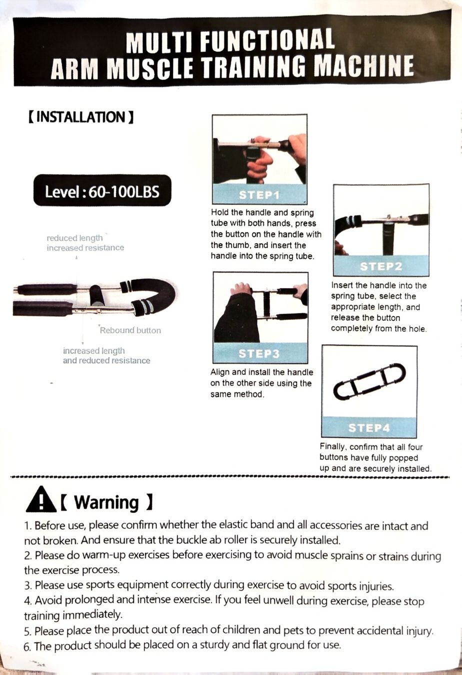 Hometrainer: Multi Functional Arm und Brust Trainingsgerät – Gebraucht aus Hochdorf von reama1 3