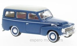 Volvo PV445 Duett Phase I 1952-1960 dunkelblau / weiss  1:43