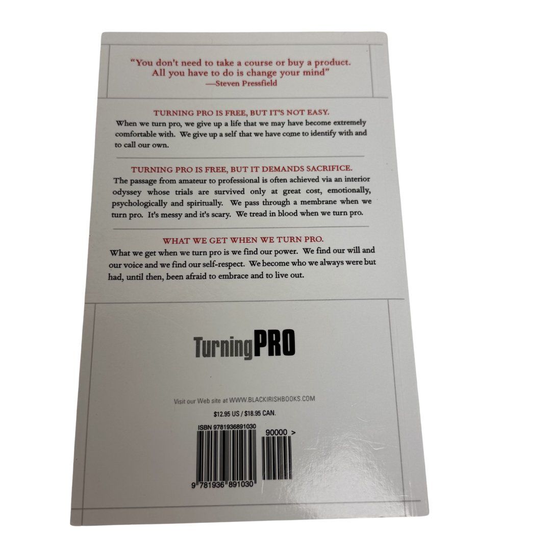Libri: Turning Pro - Steven Pressfield – Usato da Porrentruy venduto da MadameResell 1