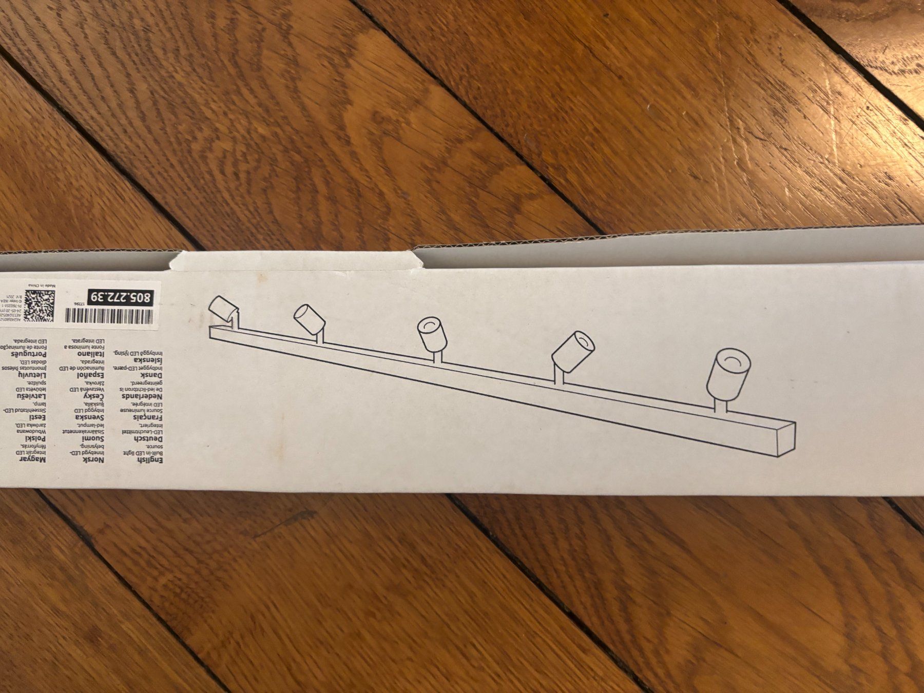 Ikea Lampadari & plafoniere: BÄVE Deckenschiene 5 Spots, LED, weiß – Nuovo e nell'imballaggio originale da Basel venduto da fre_x8nt 1