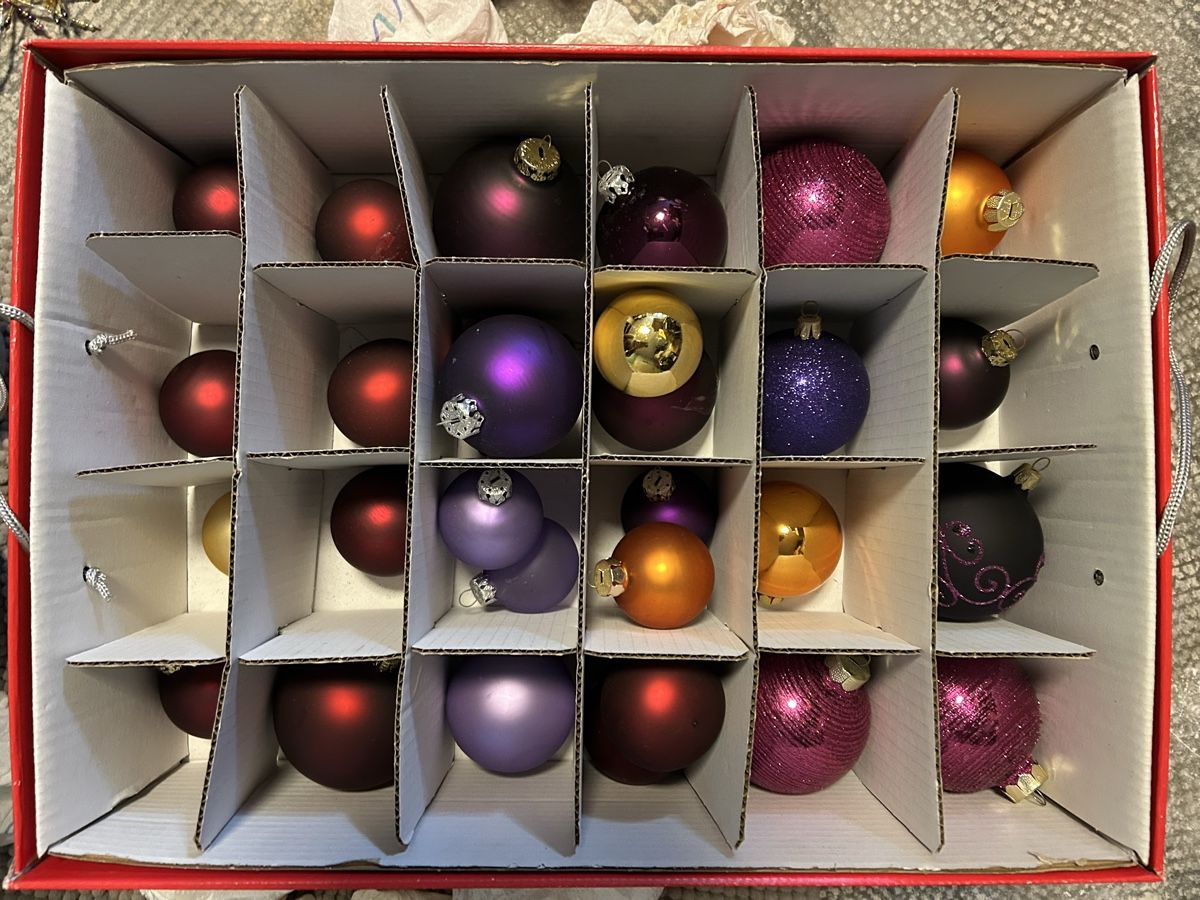 Tutte le decorazioni: Weihnachtsbaumkugeln farbig, Glas, grosses Set – Usato da Orpund venduto da dionaea14