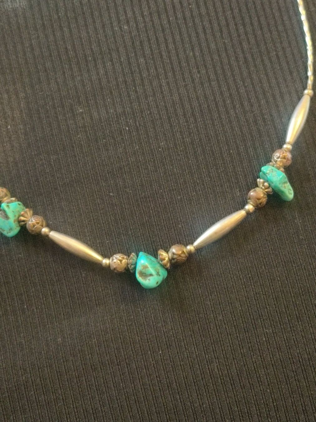 Catenine: bijoux collier turquoise – Usato da Pampigny venduto da Nathbn 1