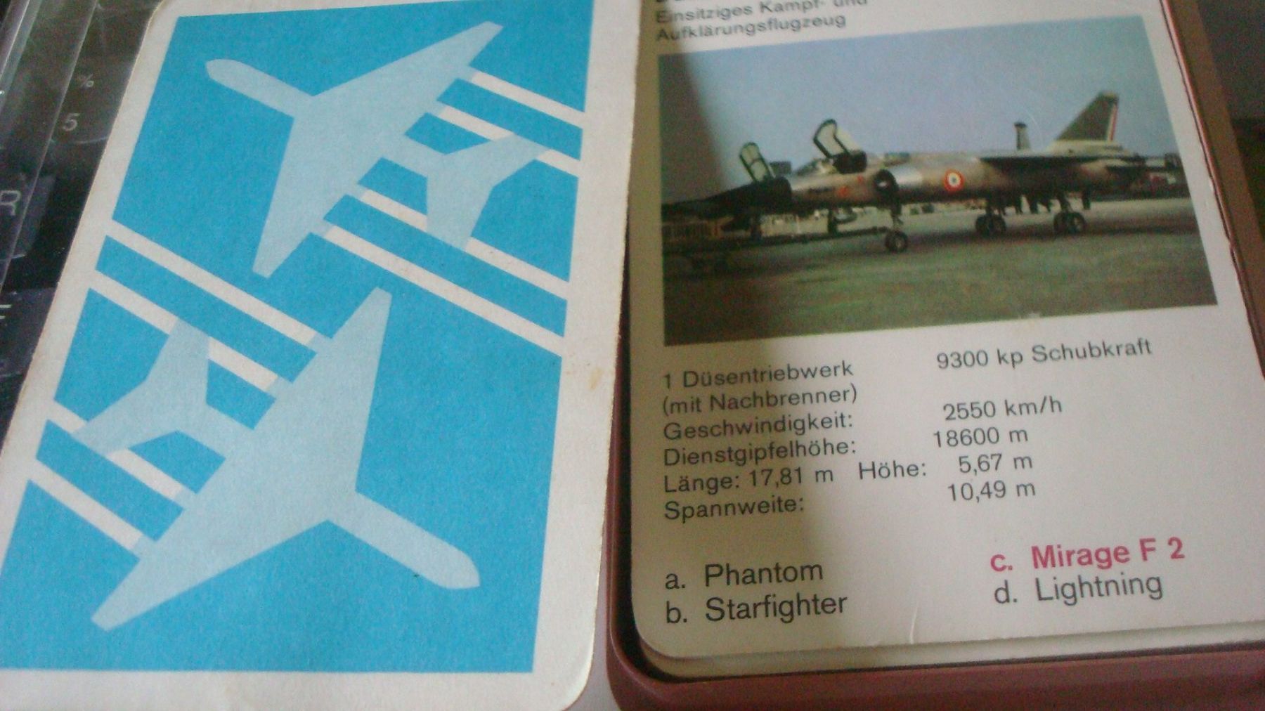 Giochi: Flugzeuge Quartett Nr. 81222 – Usato da Münchenstein venduto da Pesci6 1