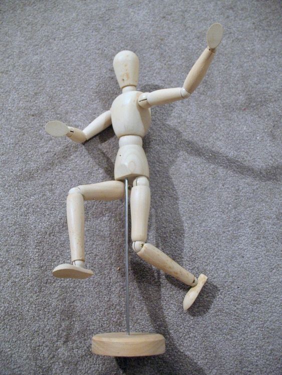 Profi Gliederpuppe Pferd 50cm - Bewegliches Modell Für Künstler & Pferdefans