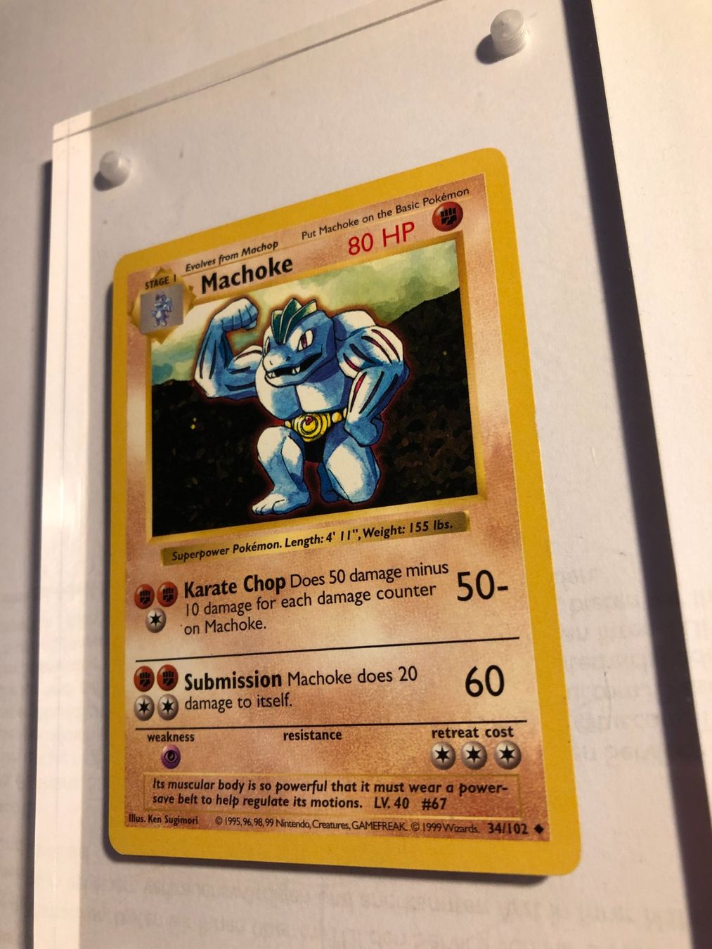 Carte collezionabili: Machoke (uncommon) Base Set Shadowless - NM - ab 1.- – Usato da Giubiasco venduto da dan_pr8b 2