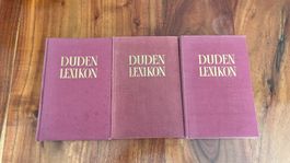Duden Lexikon, 3 Bände, komplett A-Z, 1961/62