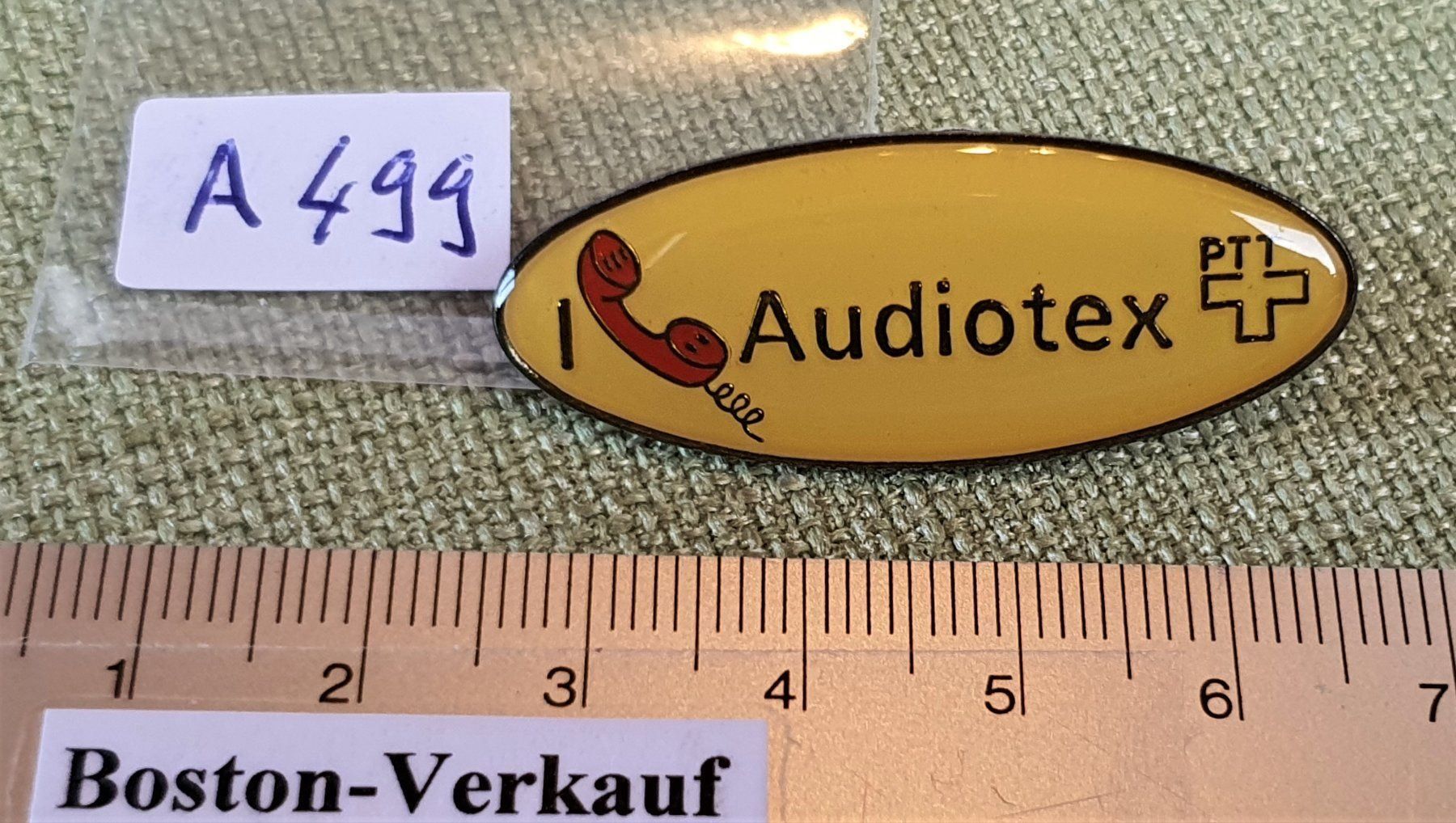 Spille: A499 Pin PTT Telefon Audiotex - Die Post – Usato da Reinach BL venduto da Boston-Verkauf 2