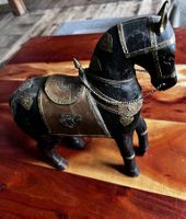 Dekorative Pferde-Figur aus Holz, Vintage Stil, Top!