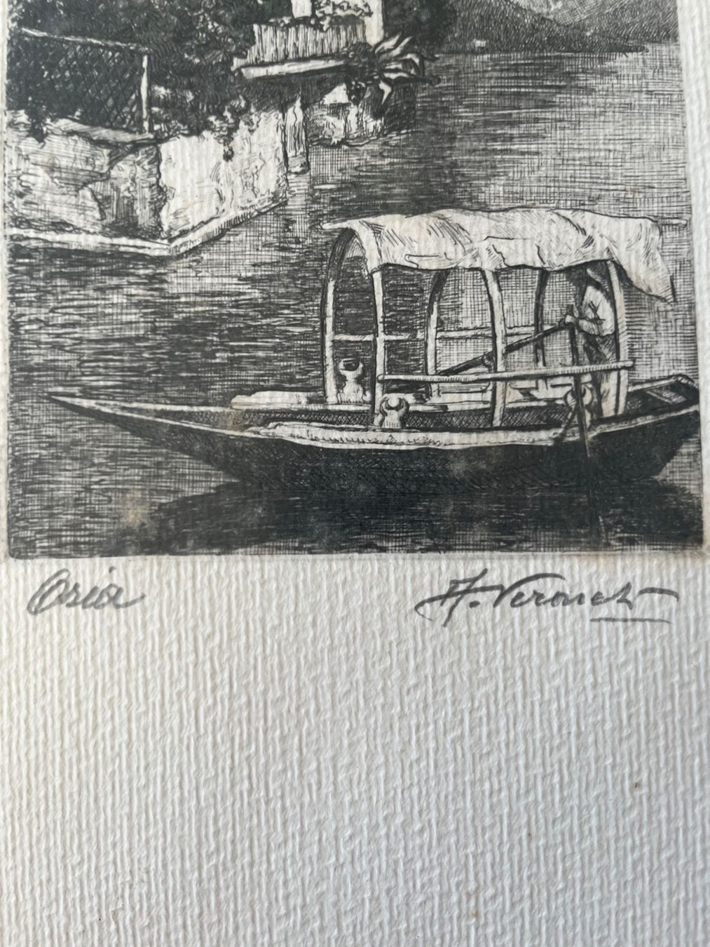 Grafica & Litografie: Alte signierte Lithographie – Usato da Döttingen venduto da zha_xh2w 2